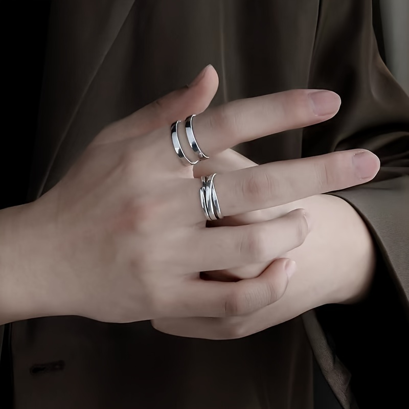 Men's Adjustable Open Ins Niche Ring